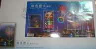 FDC(A) 2011 Fireworks Display Stamps S/s Firework River Taipei 101 Ferris Wheel Architecture High-tech Hologram Unusual - Hologrammen