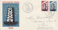 NETHERLANDS  1956 EUROPA CEPT FDC - 1956