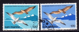 REPUBBLICA DI SAN MARINO 1978 GIORNATA FILATELICA STAMP DAY RICCIONE SERIE COMPLETA COMPLETE SET USATA USED OBLITERE' - Used Stamps
