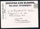 Belgique 1909 Imprimé Illustré "SECOURS AUX BLESSES" Affr. N°81 Préo GAND/09 - Autres & Non Classés