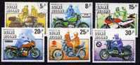 Guinea-Bissau, 1985, Mi 834-839, Gestempelt, Motorräder @ - Motorfietsen