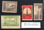 Belgique 1897-1921, Vignettes Expositions Universelles - Autres & Non Classés