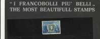 SAN MARINO 1947 PRIMO FRANCOBOLLO USA L. 6 TIMBRATO - Used Stamps