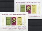 Karl Marx Ungezähnt 1968 DDR Block 27 ** Plus SST 6€ Zum 150.Geburtstag Von Karl Marx In Trier M/s Bloc Sheet Bf Germany - Karl Marx