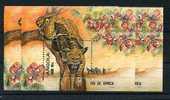 ANGOLA MS 876**  Mint N.H.   LEOPARD And Zebras 1993    Scott 2009 Value 9 $ - Angola