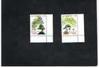 SAN MARINO - UNIF1985.1986 -  2004  20^ CONGRESSO ASSOCIAZIONE EUROPEA BONSAI (EBA)  - NUOVI ** - Unused Stamps