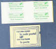 N659 - Deux Carnets CODE POSTAL MULHOUSE - ALSACE - - Other & Unclassified