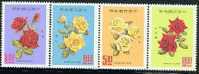 Taiwan 1969 Rose Stamps Flower Flora Plant - Nuovi