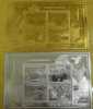 Gold + Silver Foil Taiwan 2008 12th President RO China Stamps S/s Train National Flag Map ( Hwalain) Unusual - Nuovi