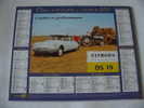 VOITURE PEUGEOT 403 Et CITROEN DS 19   Calendrier 2011 Almanach Facteur La Poste Interieur Sarthe  Voitures Publicite - Big : 2001-...