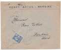 25 C. Mouchon Du Levant Sur Lettre De Mersine, Turquie D'Asie 1906 - Covers & Documents