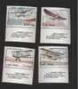 Israel ** 990-993 Flugzeuge Mit Anhänger - Unused Stamps (with Tabs)