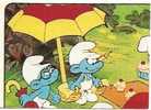 Image Panini - Schtroumpfs N° 132 (1/4 D'image Sup.e Droite) - Smurfs / Schlümpfe / I Puffi / De Smurfen - Ill. Peyo - Chromo's