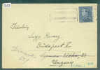 BELGIQUE -  LETTRE CENSUREE POUR LA HONGRIE  - VOIR IMAGE POUR LES DETAILS - Guerra '40-'45 (Storia Postale)