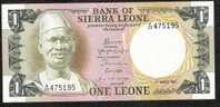 SIERRA LEONE P5e  1 LEONE 1984  #A/30   UNC. - Sierra Leona