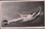 SUPERBE FEMME ARTISTE ANGLAISE BRITISH ACTRESS MISS HILDA HARRIS  IN A HAMMOCK More Actresses For Sale - Vrouwen