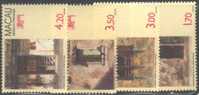 MACAU -  PAINTINGS OF DOORS & WINDOWS   - 1992 - Mi. 690 / 3   - MNH ** - Ungebraucht