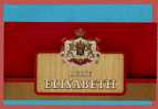 Superbe Etiquette  De Boite De CIGARES  : Reine ELISABETH  Rouge - Etiquettes