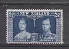 Nouvelle-Zélande YT 234 Obl : Couronnement De George VI - Used Stamps