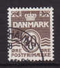 Denmark 1974 Mi. 572  50 Ø Numeral W. Hearts Wellenlinien - Usado