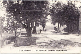 GOURDON  Promenade De L'arbre Rond - Gourdon