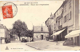GOURDON  Place Du 4 Septembre - Gourdon