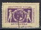 Asistencia Social ANTEQUERA (Malaga) 5 Cts Violeta, Guerra Civil º - Vignettes De La Guerre Civile