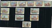 Russia 1956 SC 1808-1820  MI 1809-1821 Used Strip Of 6 All-Union Agricultural Fair, Moscow. Complete Set. - Usati