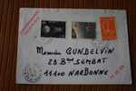 LETTRE DE LA  PRINCIPAUTE DE MONACO- MONTE CARLO OMEC MANUELS >1975 >NARBONNE 11 MARCOPHILIE TIMBRE EUROPA  ESPACE - Postmarks