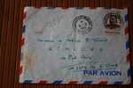 1955 LETTRE DE MADAGASCAR= > FIANARANTSOA>  EX COLONIE FRANCAISE POUR FLERS ORNE  FRANCE PAR AVION - Brieven En Documenten