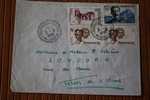 1955 LETTRE DE MADAGASCAR  > FIANARANTSOA > CACHET MANUELS LISIBLES EX COLONIE FRANCAISE P/ FLERS PAR  AVION -- - Storia Postale