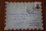 1955 LETTRE DE MADAGASCAR  > FIANARANTSOA > CACHET MANUELS LISIBLES EX COLONIE FRANCAISE P/ FLERS PAR AVION AIR MAIL - Cartas & Documentos