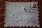 1955 LETTRE DE MADAGASCAR  > FIANARANTSOA > CACHET MANUELS LISIBLES EX COLONIE FRANCAISE P/ FLERS PAR AVION AIR MAIL - Brieven En Documenten