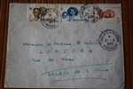 1955 LETTRE DE MADAGASCAR > FIANARANTSOA > CACHET MANUELS LISIBLES EX COLONIE FRANCAISE P/ FLERS PAR AVION AIR MAIL - Storia Postale