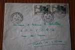 1955 LETTRE DE MADAGASCAR  > FIANARANTSOA > CACHET MANUELS LISIBLES EX COLONIE FRANCAISE P/ FLERS PAR AVION AIR MAIL - Covers & Documents