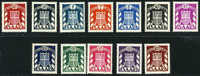 Saar O27-38 Mint Never Hinged Official Set From 1949 - Service