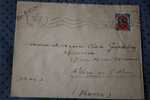 LETTRE  PAR AVION => ALGER  CASERNE D'ORLEANS  ALGERIE EX COLONIE FRANCAISE 1951 P/ FLERS FLAMME KRAG - Lettres & Documents