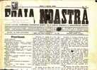 Romania 1929  WRAPPER,25 BANI,"MIHAI COPIL" ,JOURNAL "PATRIA NOASTRA" SIBIU Nr.10. - Brieven En Documenten