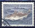 #Greenland 1980. Fish: Cod. Michel 129. Cancelled(o) - Gebruikt