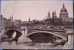 London,Black Friars Bridge And St. Pauls,London,1906,nach Pforzheim, - St. Paul's Cathedral