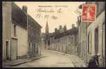 CPA  ANCIENNE- FRANCE- MALESHERBES (45)- RUE DE L'EGLISE EN GROS PLAN- ANIMATION - Malesherbes