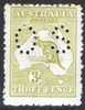 Australia 1915-1924  3d Olive Kangaroo 3rd Watermark Perf OS - CCCA 25OS - MNH - - Actual Stamp - Ungebraucht