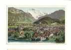 Cp, Suisse, Interlajen Und Jungfrau, Voyagée 1909 - Other & Unclassified