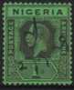 Nigeria - 1921-1932 KGV 1s Fiscally Used - Nigeria (...-1960)