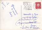 Allemagne  1960.  Ecureuil. Flamme Sur Carte Postale Pour La France - Covers & Documents