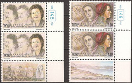 ISRAEL..1991..Michel # 1208-1209...MNH. - Unused Stamps (with Tabs)