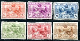 ESPAGNE - Y&T 236* à 241* (Edifil NE 16-21) (réimpression Dentelé 11) - Unused Stamps