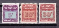 AEF  TAXE 1 2 4  Neuf   ** MNH - Unused Stamps