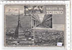 PO3572A# TORINO - Vedutine MOLE ANTONELLIANA - VIA ROMA  VG 1958 - Mole Antonelliana