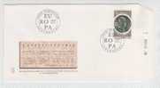 LUXEMBOURG FDC 2-5-1972 European Union Of Coal And Steel With ROBERT SCHUMAN Stamp And Cachet - FDC